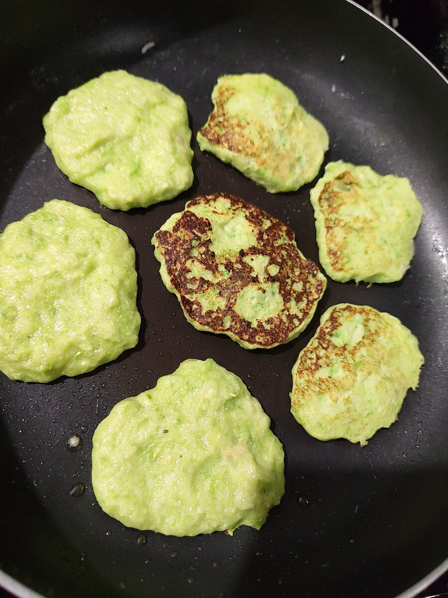 Оладьи из кабачков и псиллиума