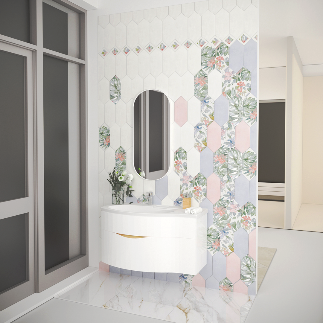 Керамическая плитка для ванной комнаты от KERAMA MARAZZI