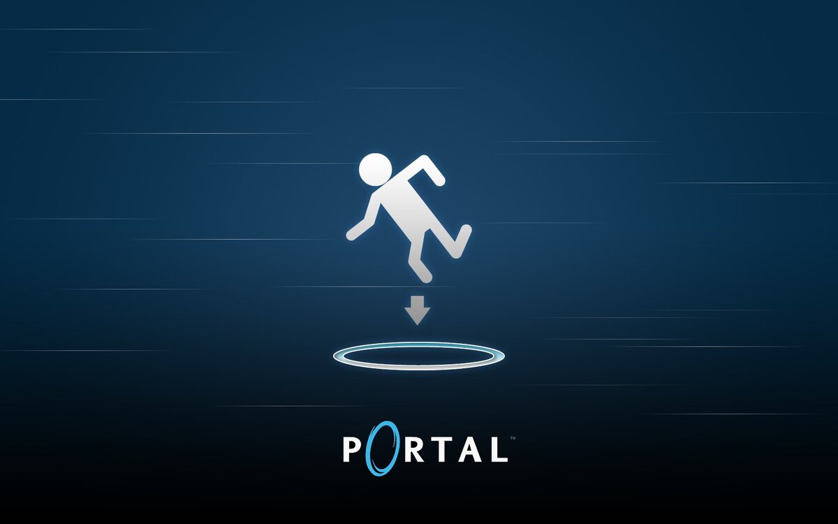 Game logo 1. Портал 1. Портал игра. Portal 1 игра. Портал 1 обои.