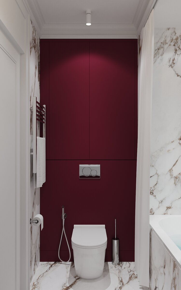 Санузел из проекта Victoria Vlasova Interiors 