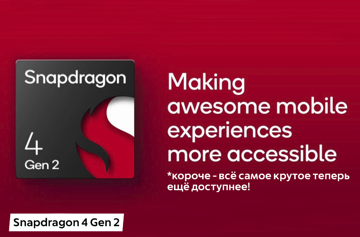 Представлен Snapdragon 4 Gen 2 - лучший процессор для недорогих смартфонов  | ТЕХНОwave | Дзен