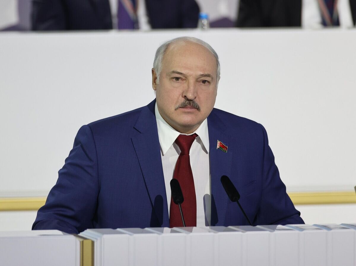    Президент Белоруссии Александр Лукашенко выступает на VI Всебелорусском народном собрании© РИА Новости / БелТА