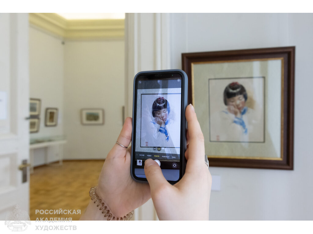 Фрагмент экспозиции в залах Российской академии художеств (Москва, Пречистенка, 21). Фото: Виктор Берёзкин, пресс-служба РАХ. 2023. 