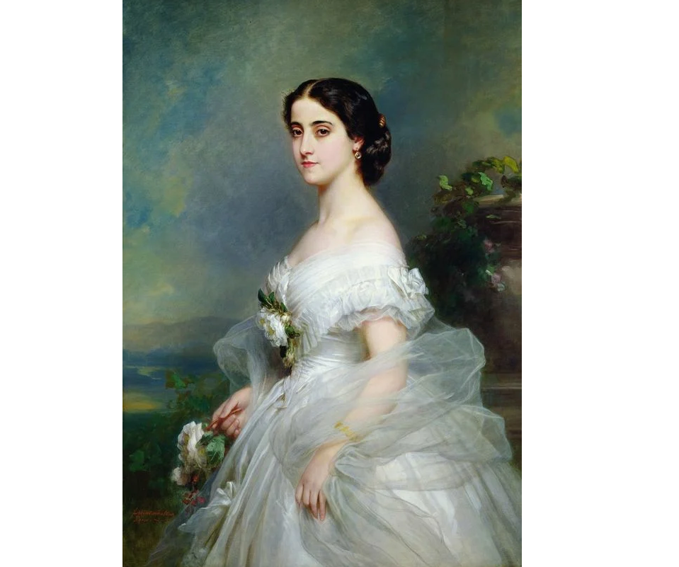 Портрет певицы Аделины Патти, Франц Ксавье Винтерхальтер,1860-е из коллекции Харвуд-хауса