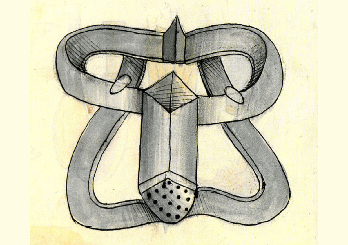 Эскиз пояса верности из книги «Bellifortis»