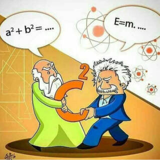 Борьба за це в квадрате между математикой и физикой.