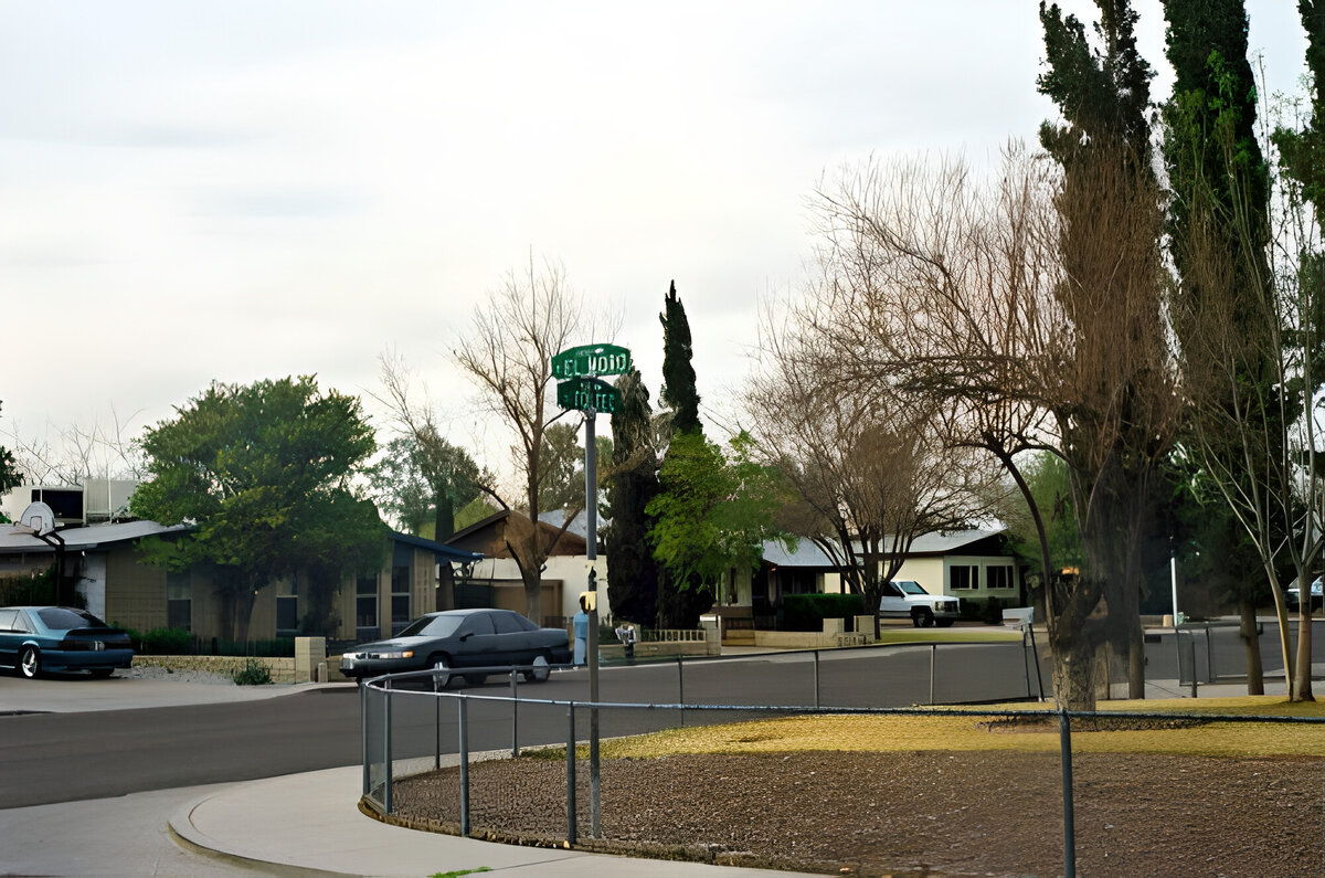 Место откуда была похищена девочка