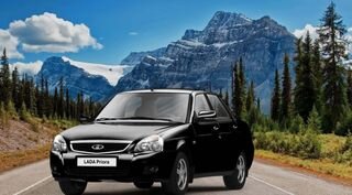 Самая востребованная LADA Priora — чёрный седан (ВАЗ-2170). Фото: «Покатим!»