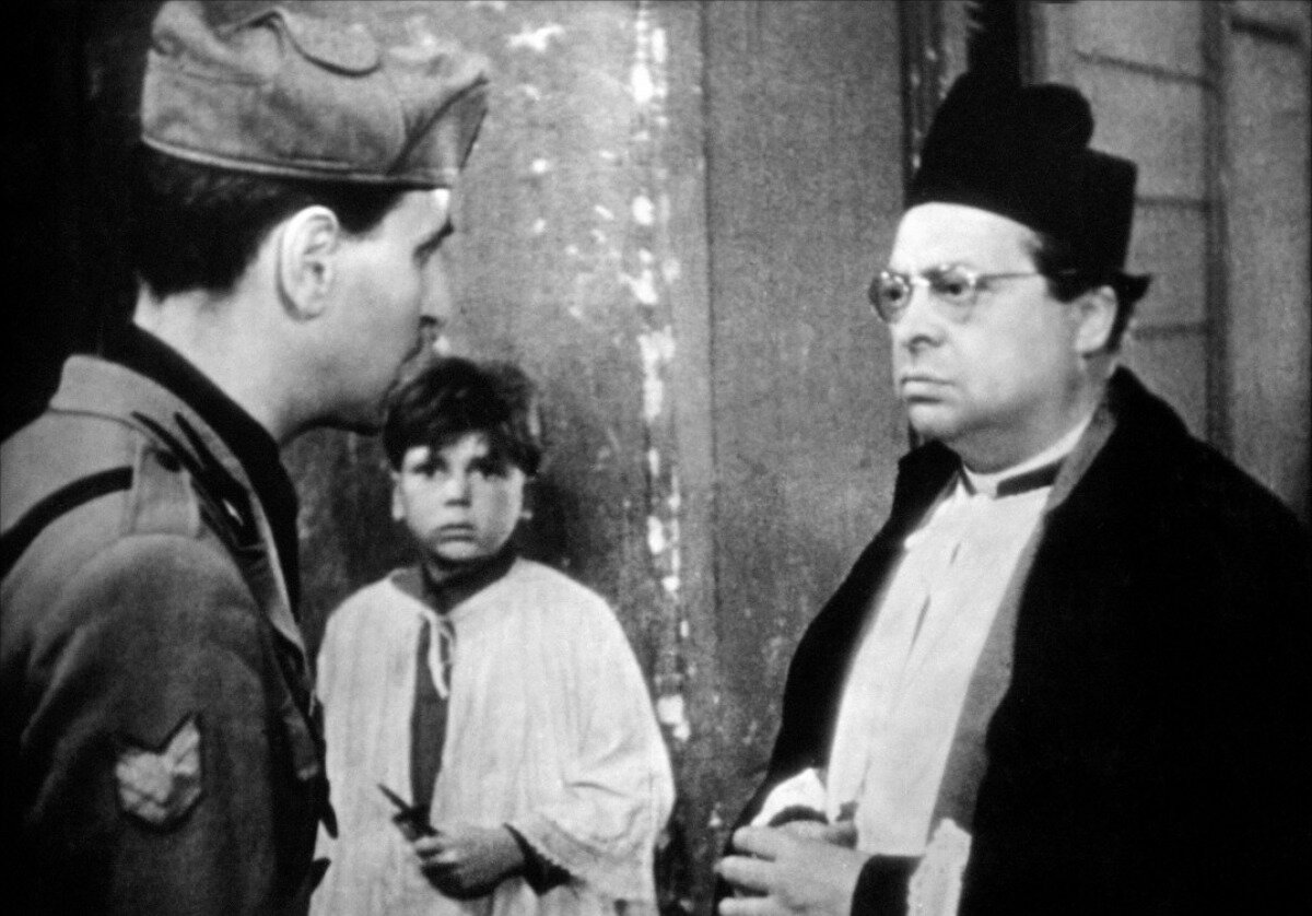 Кадр из фильма «Рим, открытый город» (1945)
