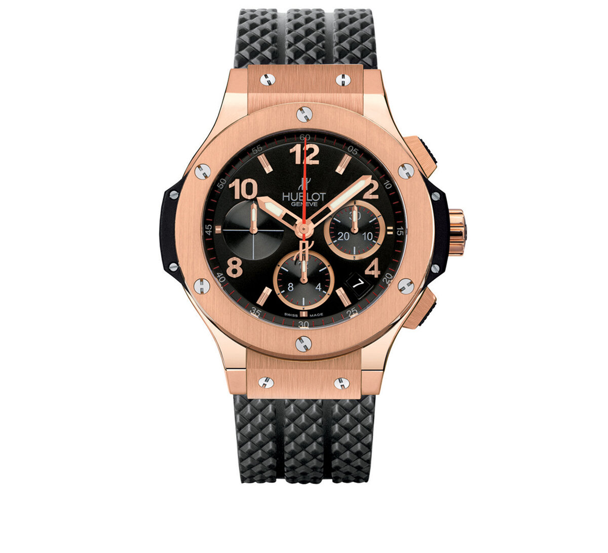 Хронограф Hublot Big Bang Gold Chronograph в 44 мм корпусе из розового золота с указателем даты