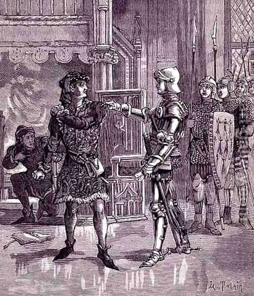 Арест Жиля де Рэ. Иллюстрация гравюры любезно предоставлена читательницей нашего канала