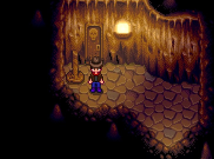 Пещера в пустыне в Stardew Valley