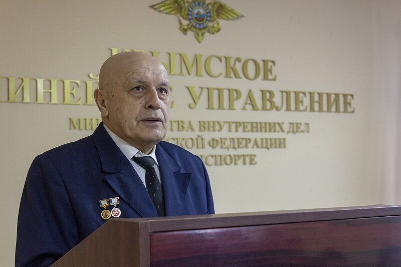 Председатель Совета ветеранов транспортной полиции Крыма Мехман Мамедов