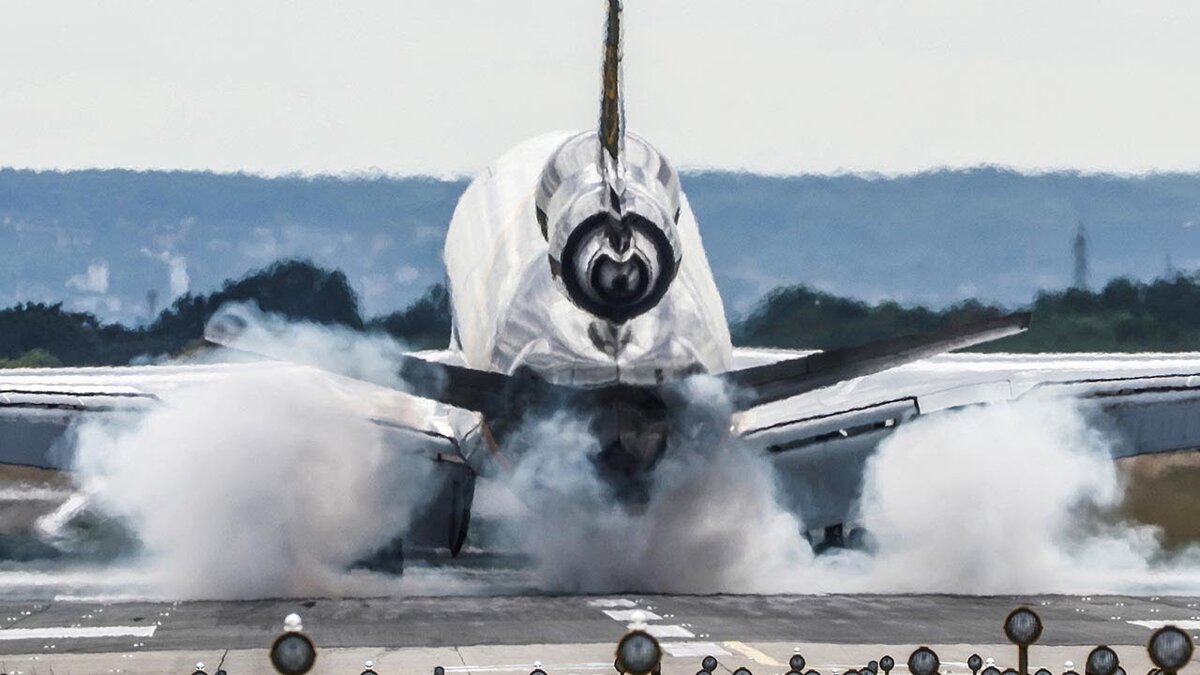    Жёсткие посадки есть в биографии практически каждого пилота.Cargospotter, Youtube