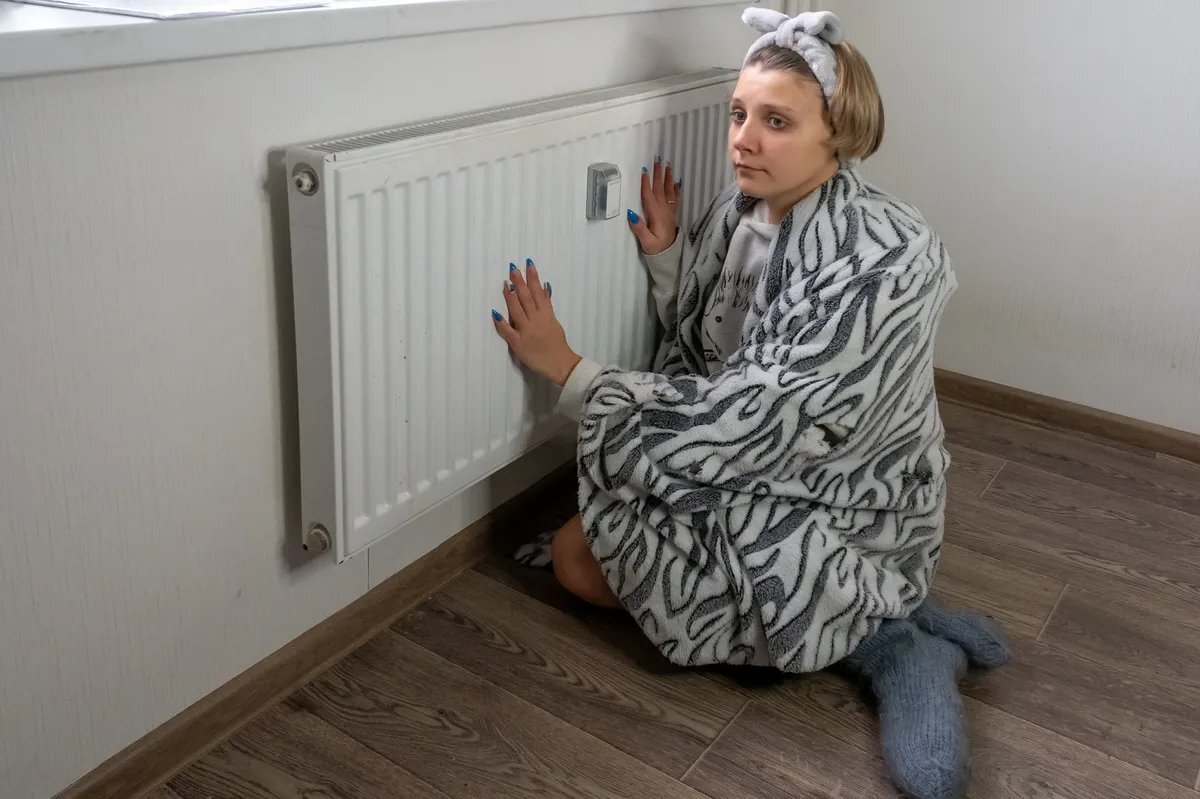 отключили отопление в квартире. холодные батареи. отопительный сезон. отопительные приборы зимой. кот на батарее.