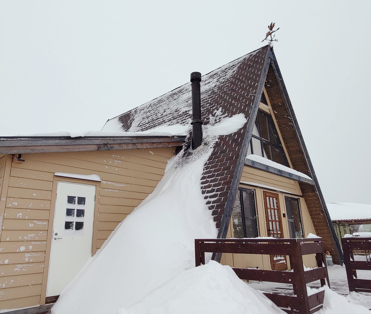 Заснеженный A-Frame