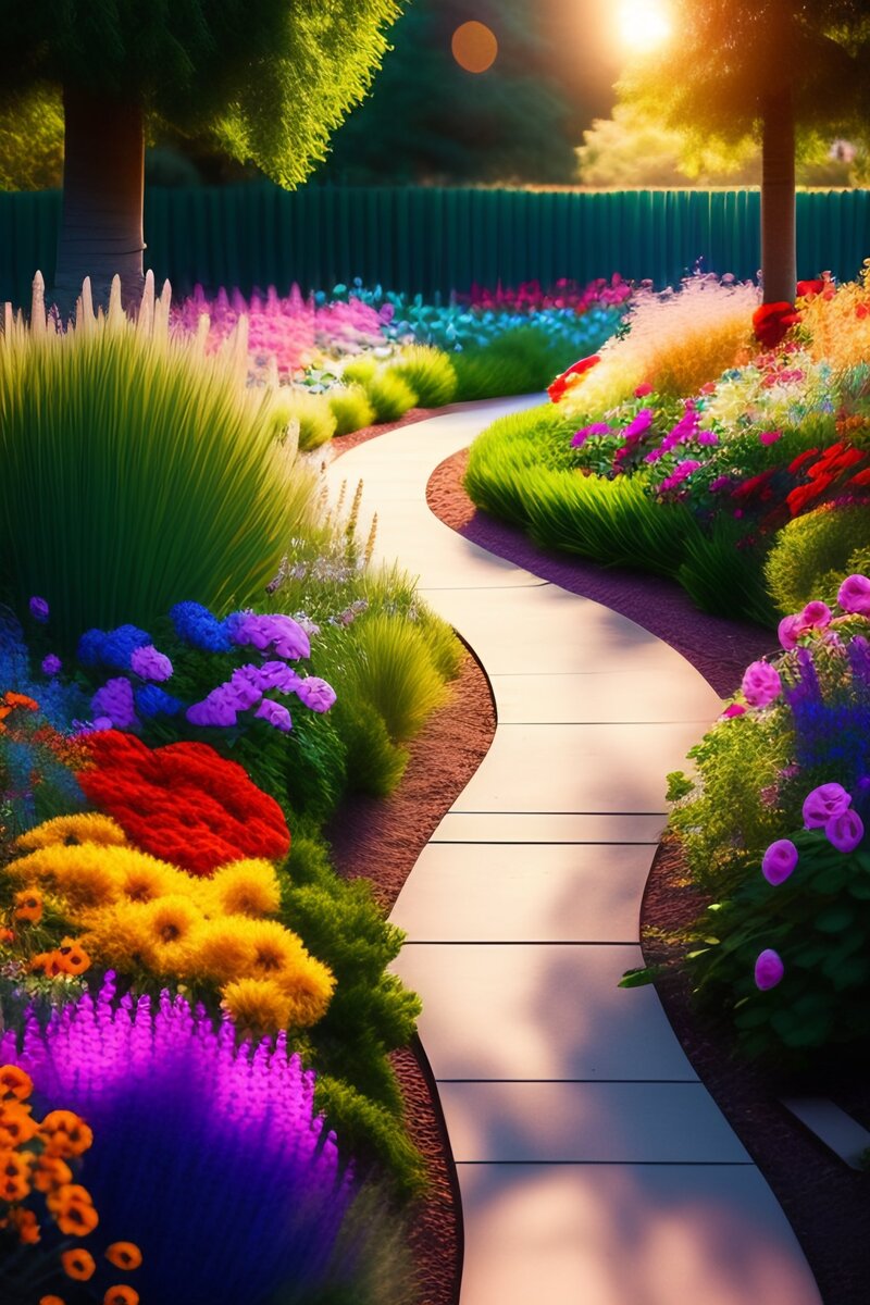 Сад изящных цветов