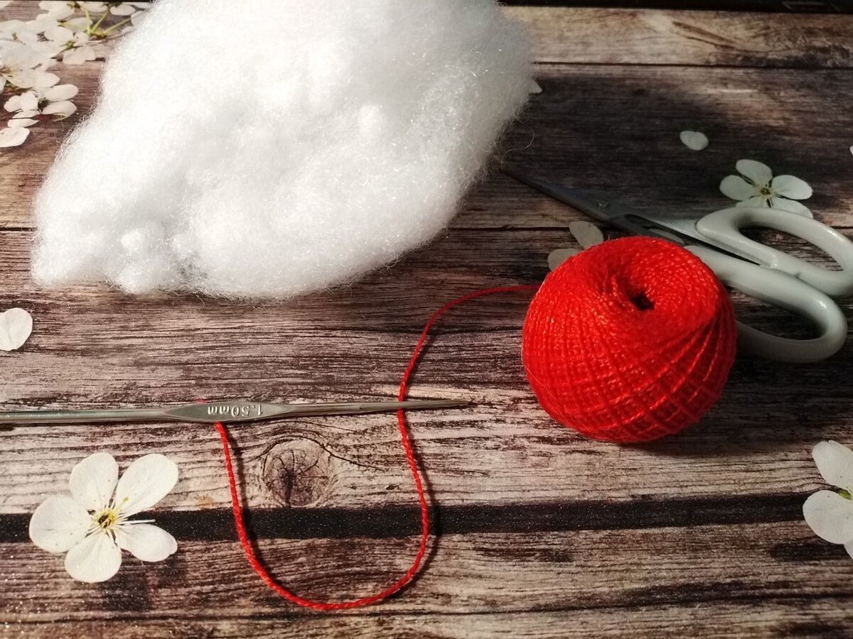 Фото автора. Подготовка к вязанию