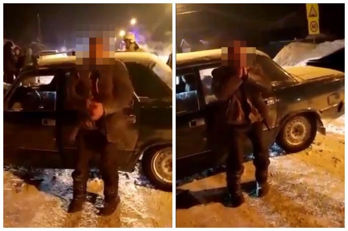    В Новосибирской области неадекватный водитель «Волги» устроил ДТП