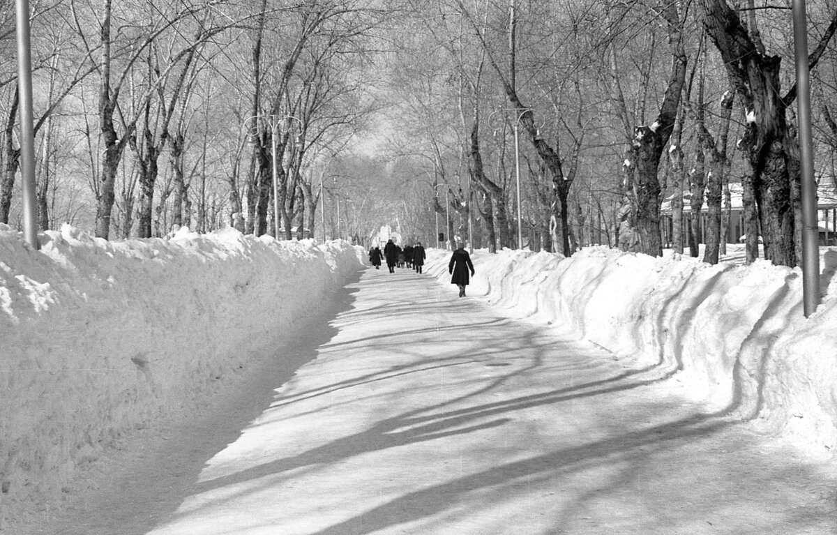 В парке Якутова. Март 1963 г.