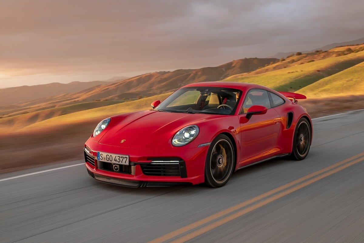 Porsche 911 Turbo s Red 1920x1080