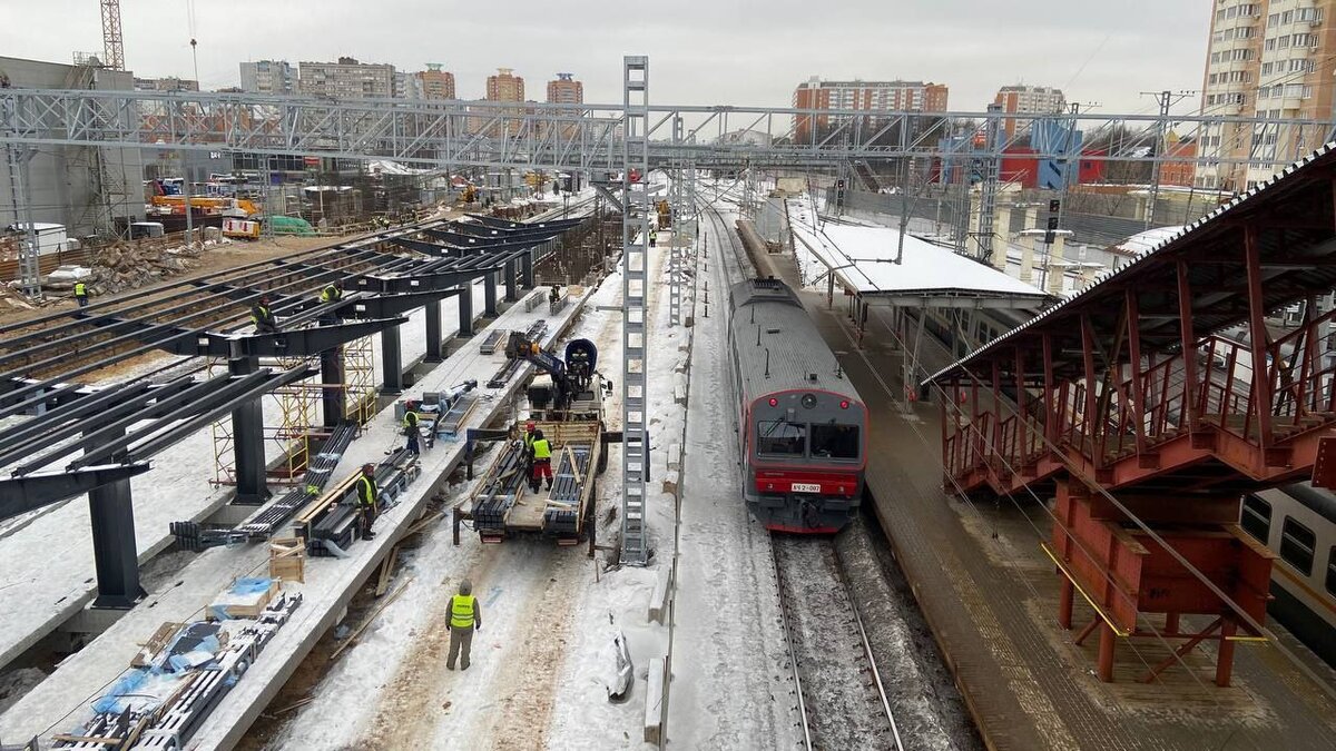 Текущее положение дел на 🚊 «Железнодорожная» МЦД-4 | Развитие  Метрополитена в Москве | Дзен