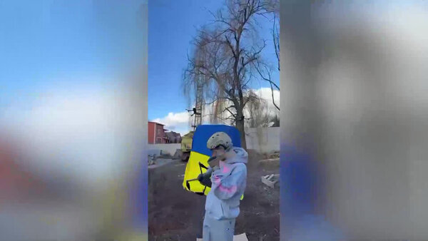 Видео © T.me / НЕБОЖЕНА