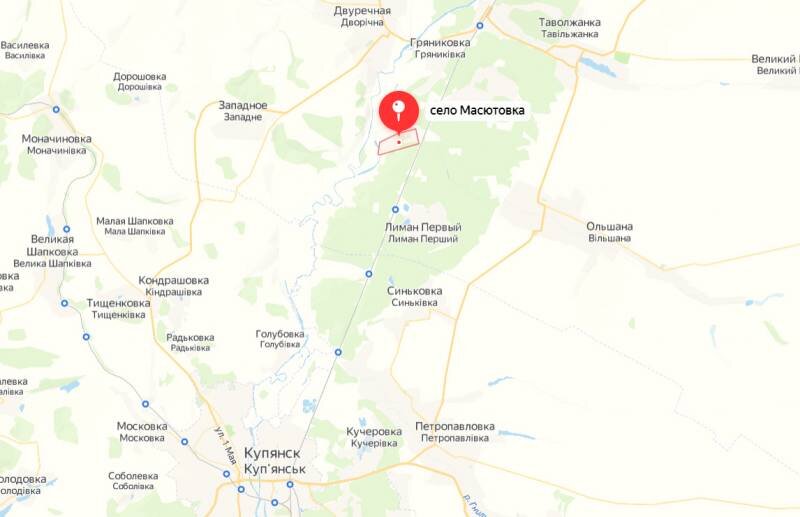 Масютовка харьковская область карта