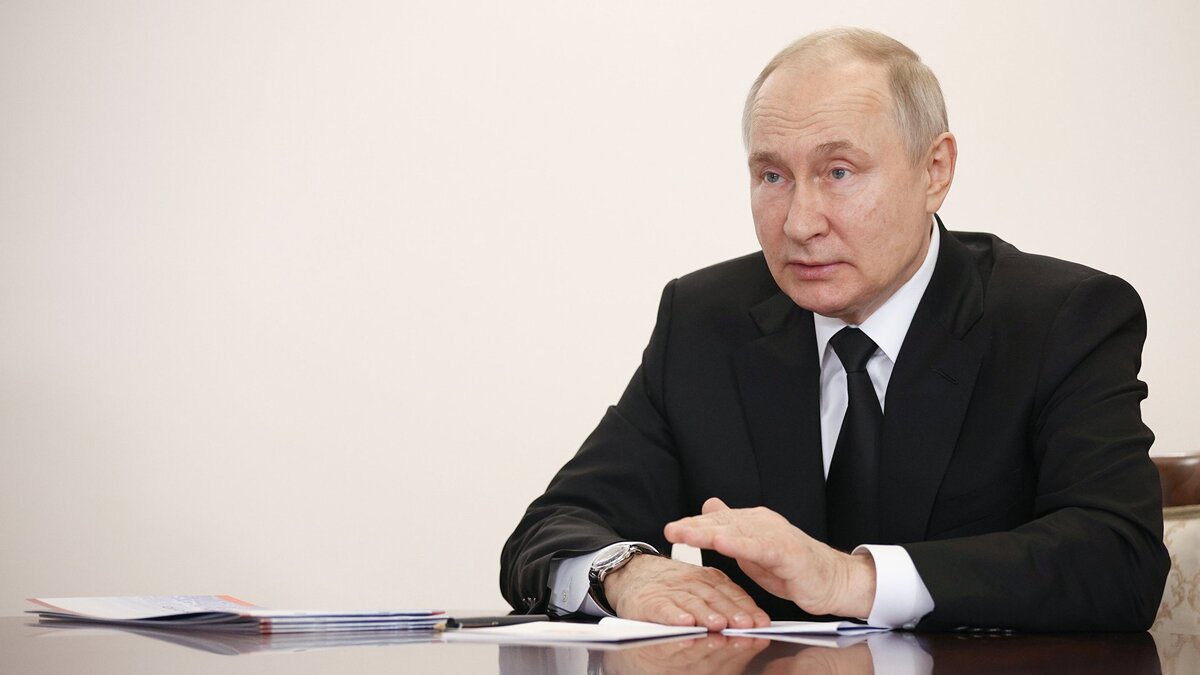    Президент РФ В. Путин© POOL