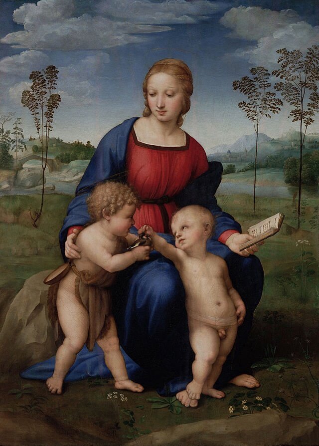 Raffaello Sanzio - Madonna del Cardellino Рафаэль Санти - Мадонна со Щеглом, 1505-1506 гг.