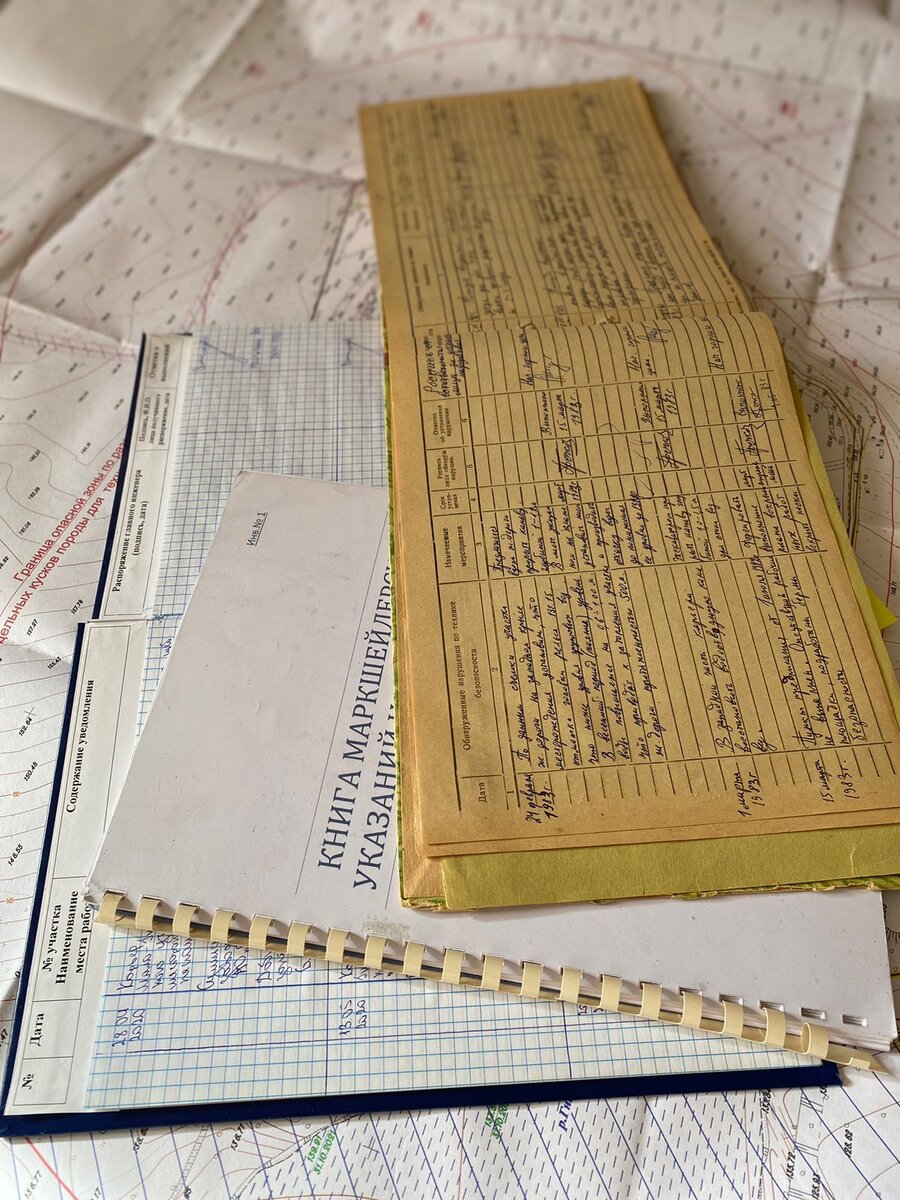 Книги маркшейдерских указаний.