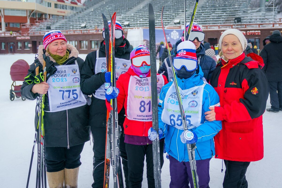    Спортсмены с нарушением зрения приняли участие в забеге «Лыжня России»