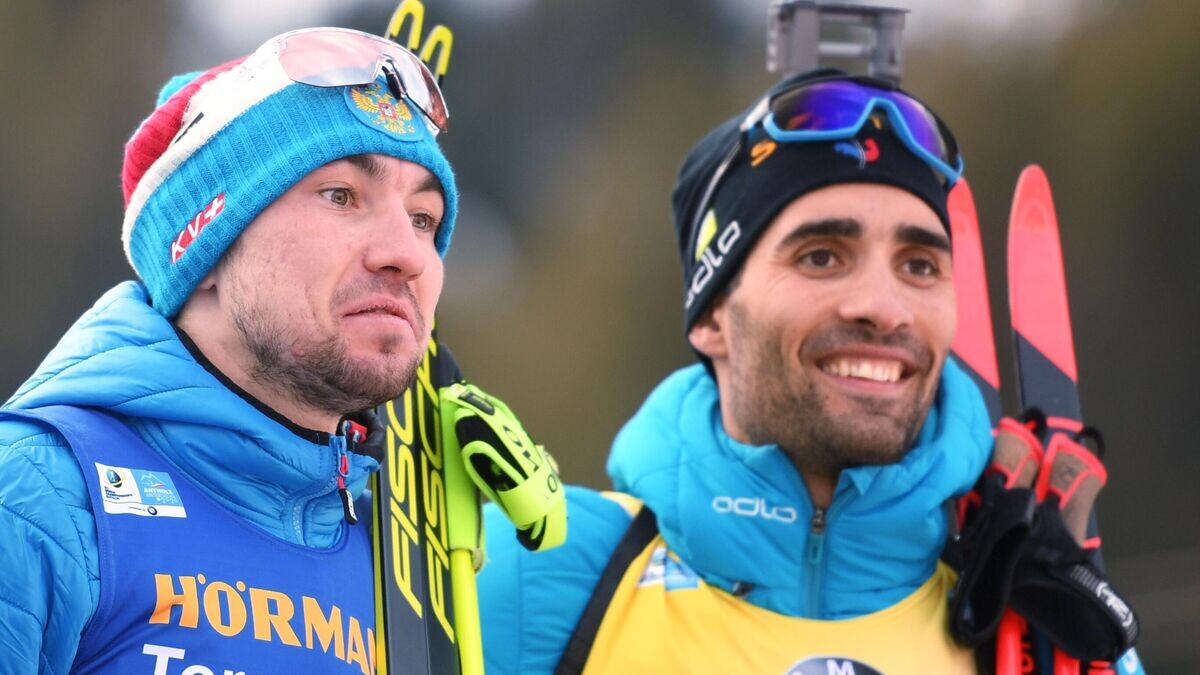    Александр Логинов (слева) и Мартен Фуркад© РИА Новости / Алексей Филиппов