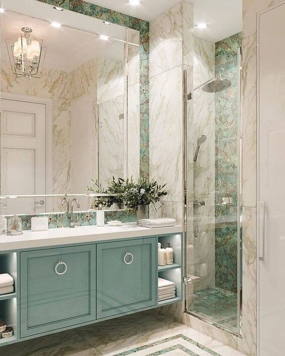 No es necesario hacer una renovación importante del baño para crear un baño.