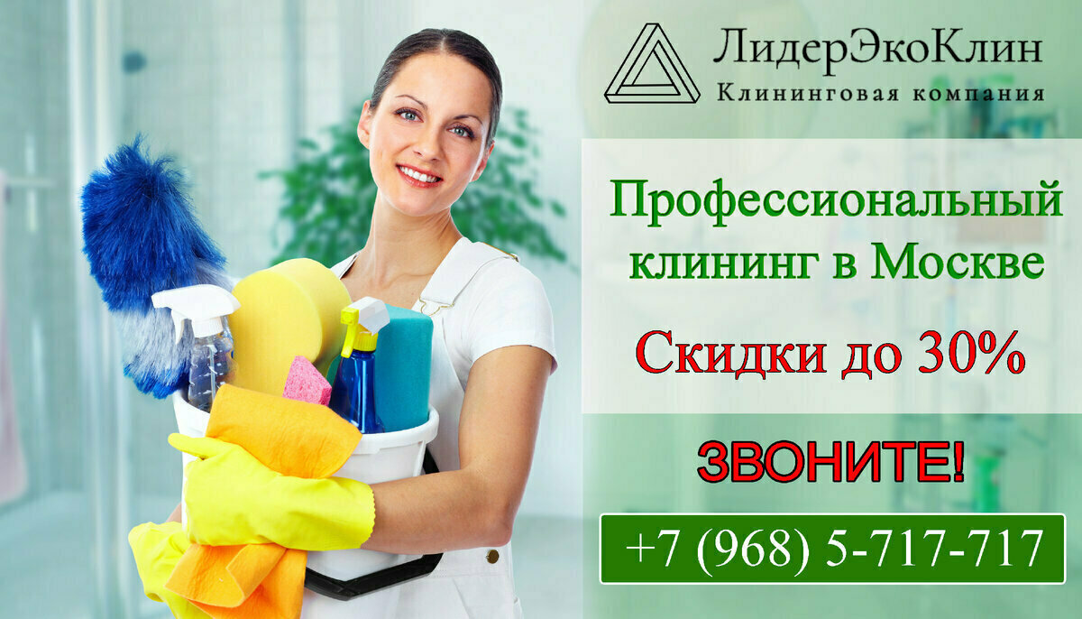 Профессиональный клининг в Москве