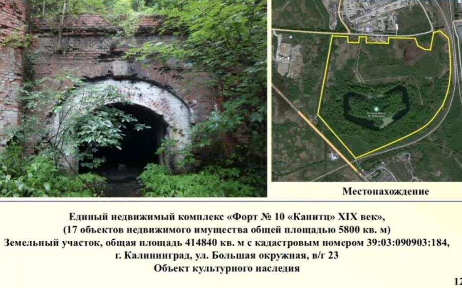 Изображение из презентации агентства по имуществу Калининградской области