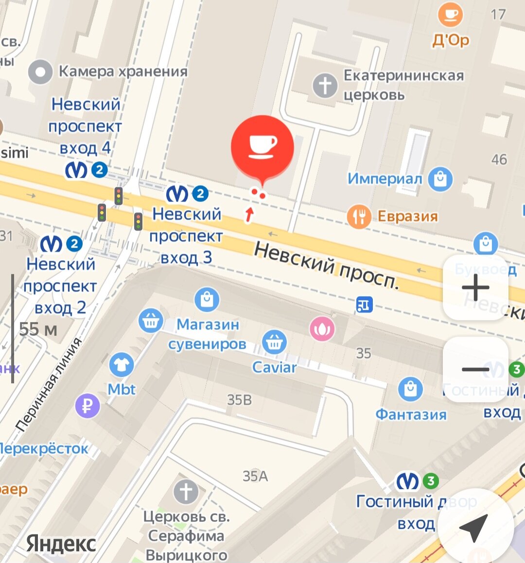 санкт петербург невский проспект карта