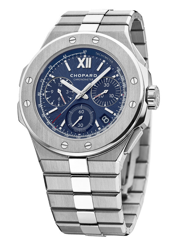 Хронограф Chopard Alpine Eagle в 44 мм корпусе из стали с индикаторами даты