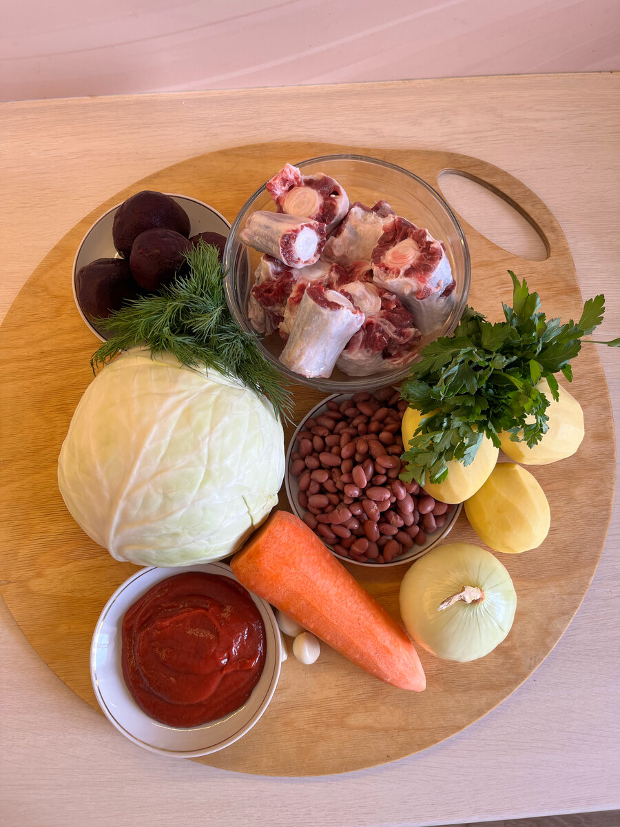 Ингредиенты для нашего вкусного супчика 