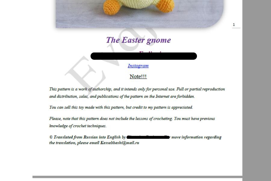 Имя переводчика было скрыто по очевидным причинам.