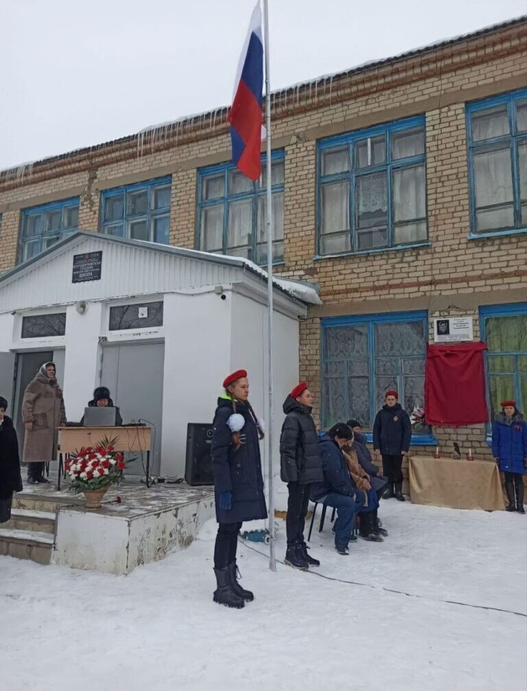    В Ташлинском районе увековечили память об Андрее Тузе Белов Михаил Александрович