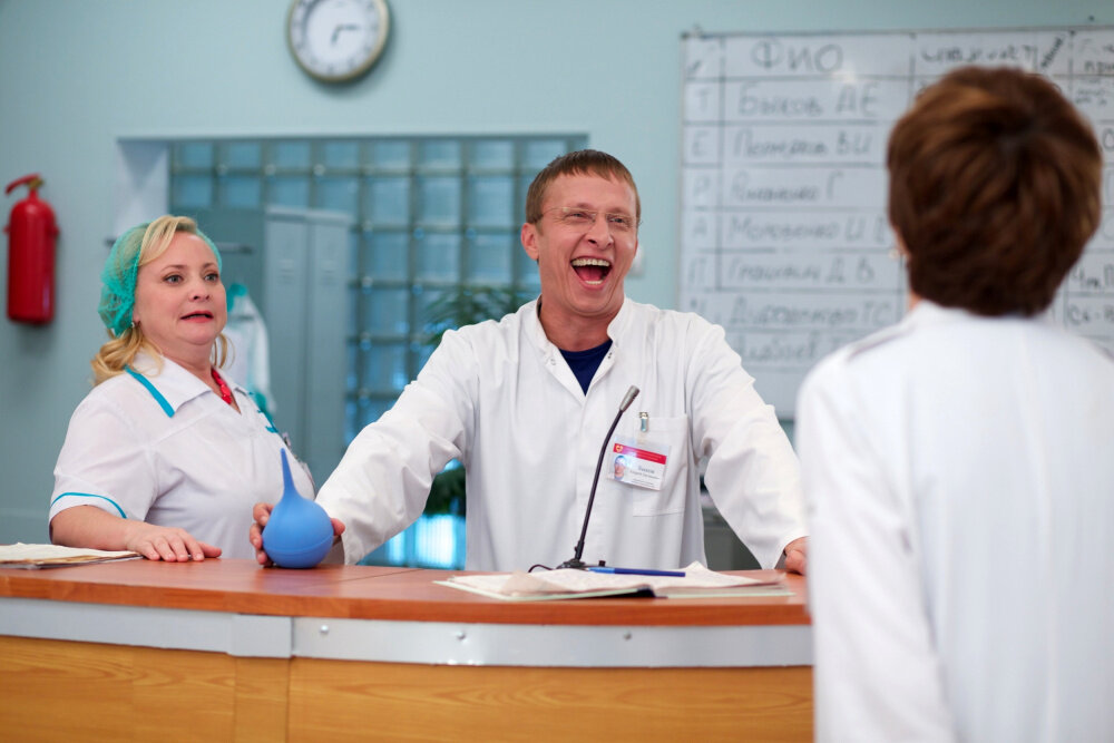 Кадр из сериала «Интерны» 