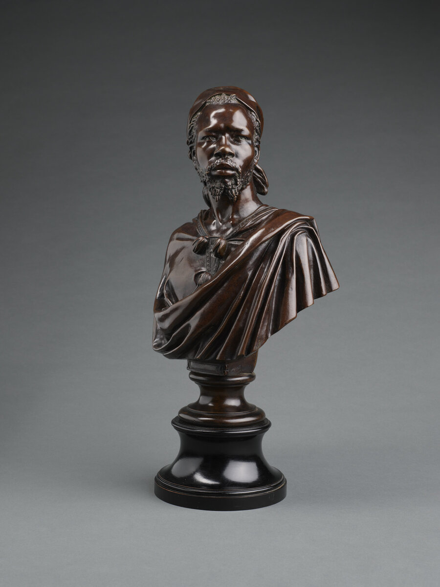 Шарль Кордье. Саид Абдулла из Маяка, Королевство Дарфур (Сеид Энкесс). 1848 - та самая скульптура с которой впервые выставлялся Кордье