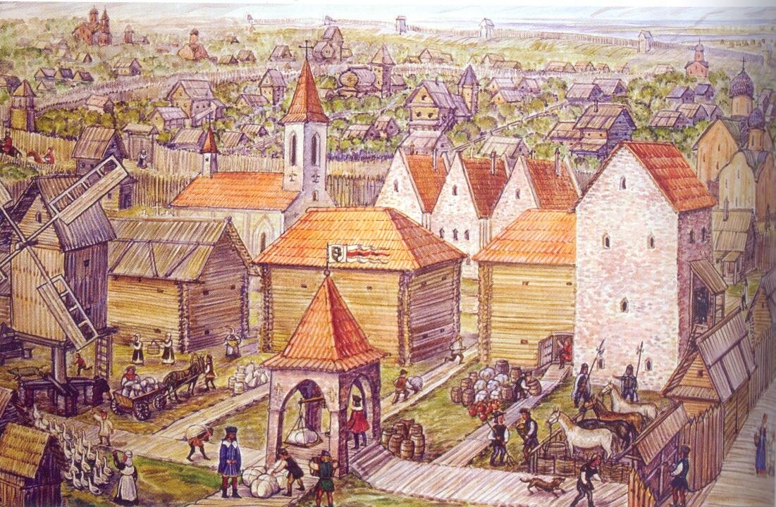 Ганзейский двор Великий Новгород