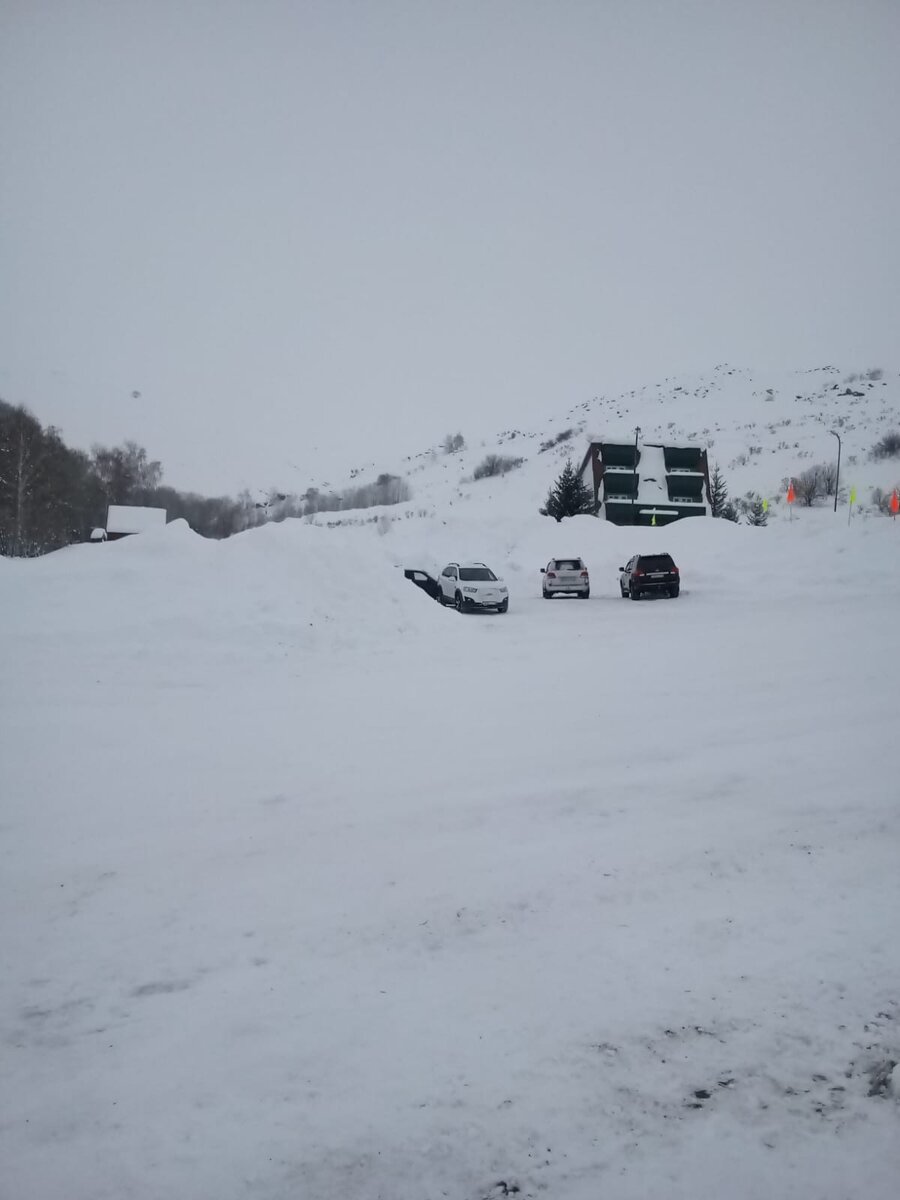 Горнолыжная база.