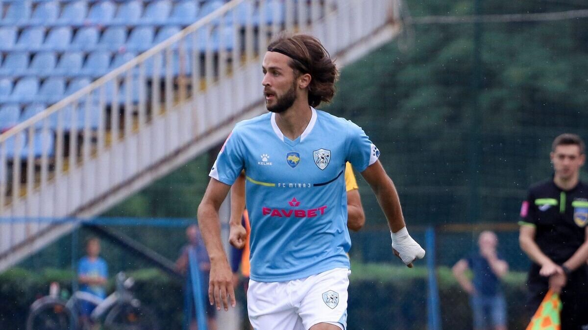    Футболист украинского клуба "Минай"© пресс-служба клуба "Минай"