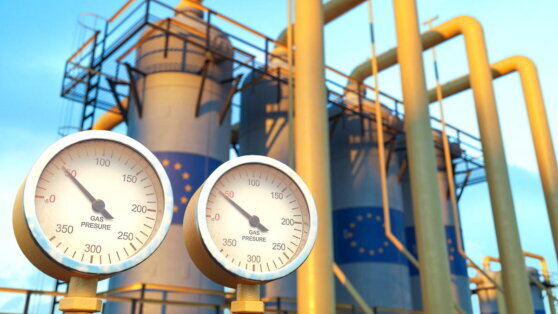    Запасы газа в европейских подземных хранилищах снизились до 66% Юлия Шелковенко