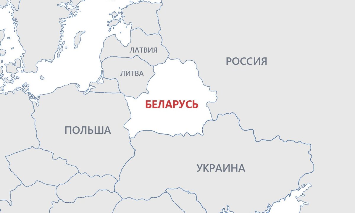 Карта беларуси на карте