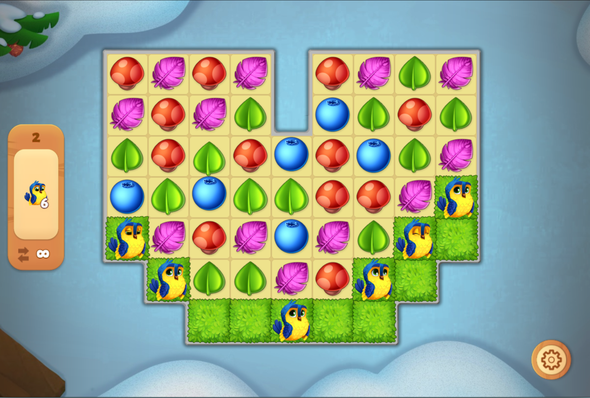 Получится решить уровень и собрать всех птичек?