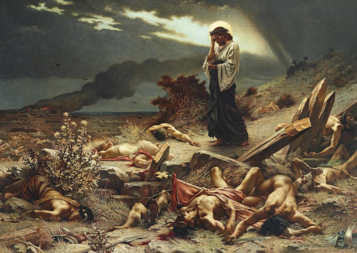 "Нарушение заповеди" Анри Камиль Данжер, 1892